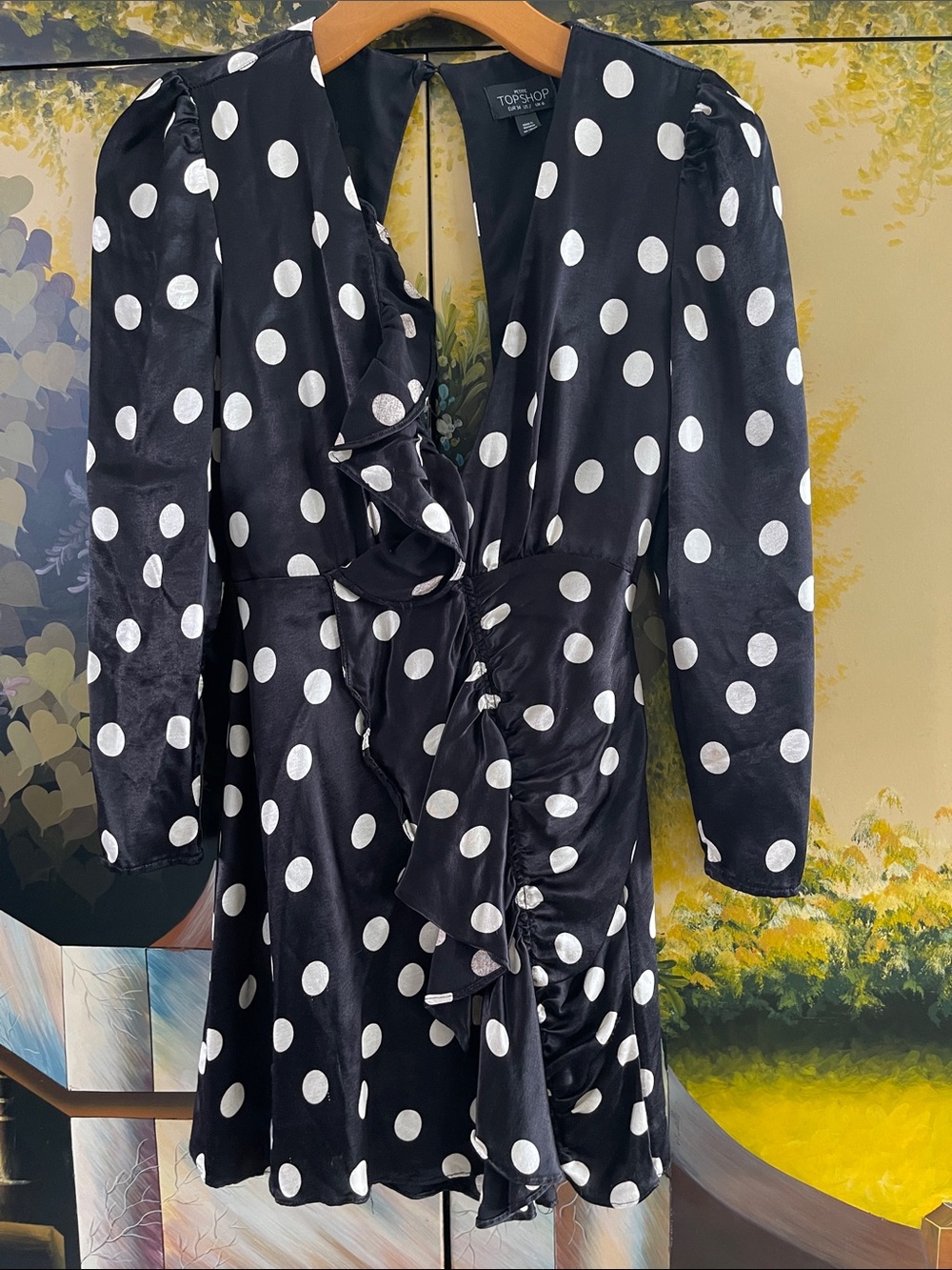 Polka Dot Dress-like Jacket